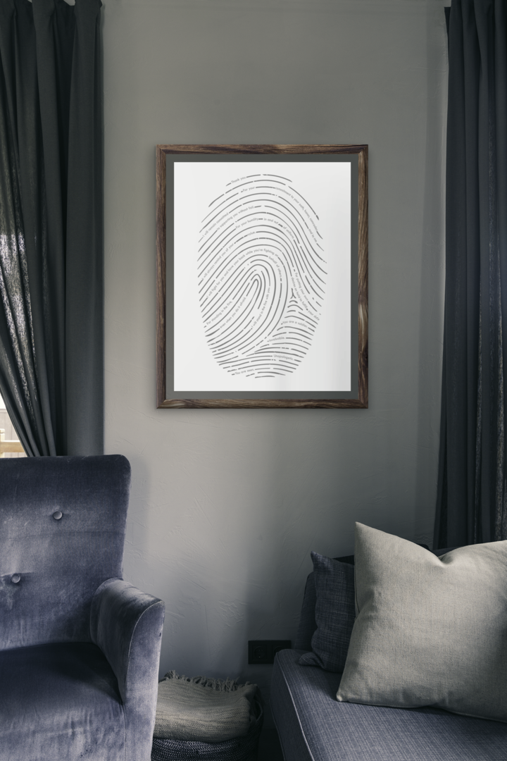 Reliant-Stride-Dear-Soldier-Framed-Living-Room-Print-Fingerprint